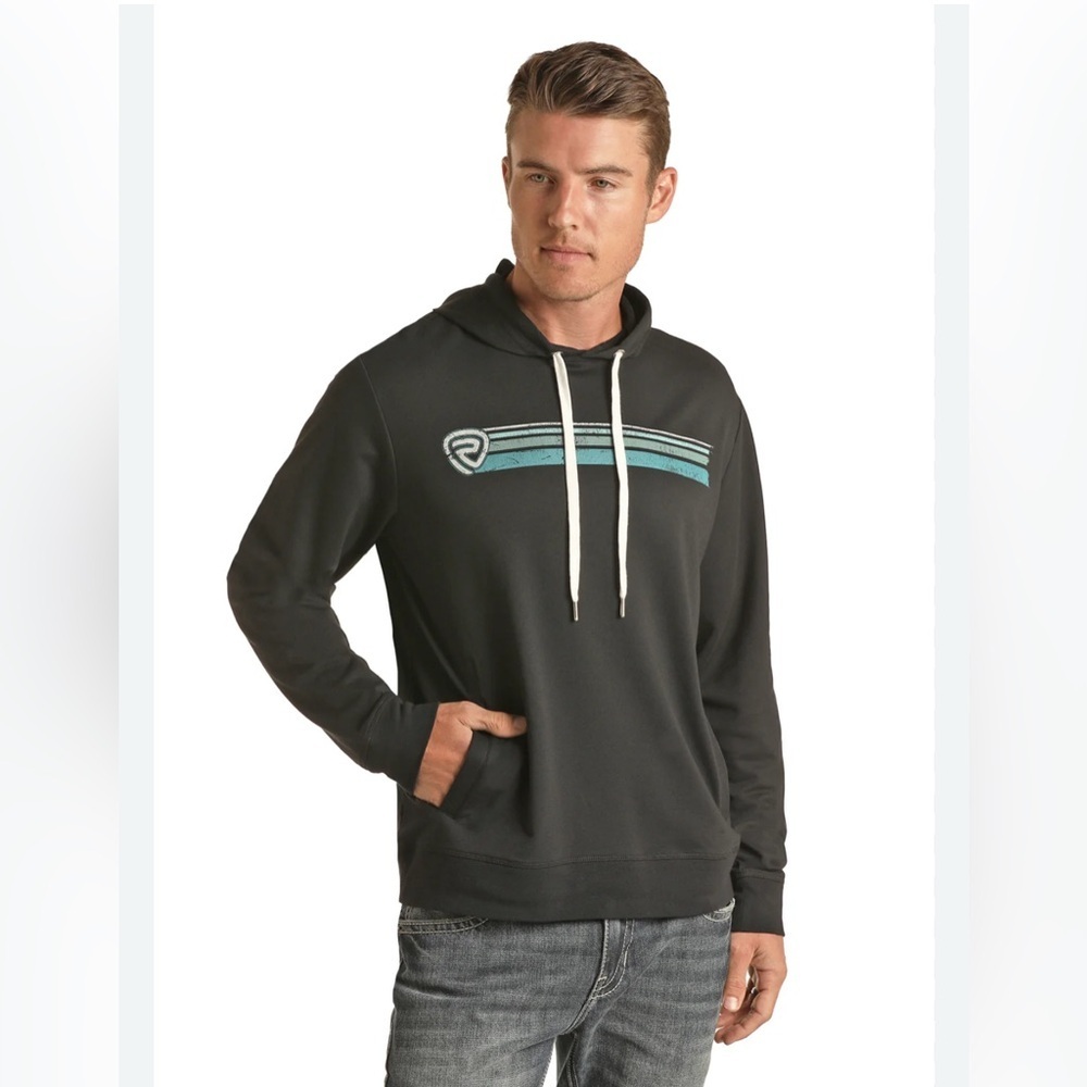 Rock&Roll Denim men’s rob hoodie size large